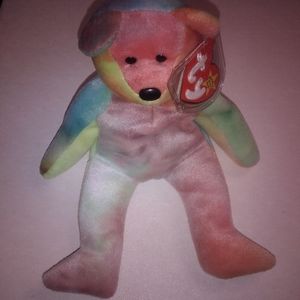 Peace Bear beanie babie